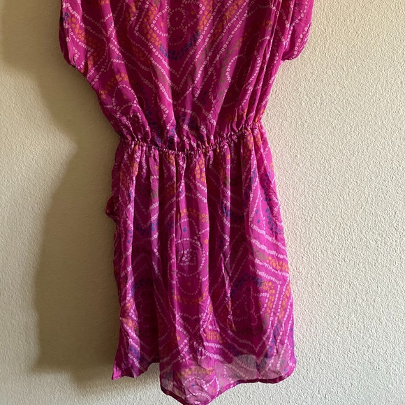 Earthbound Trading XL Pink Wrap Style Dress - Picture 4 of 4